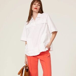 Jason Wu Oversized Ruffle Shirt - Medium